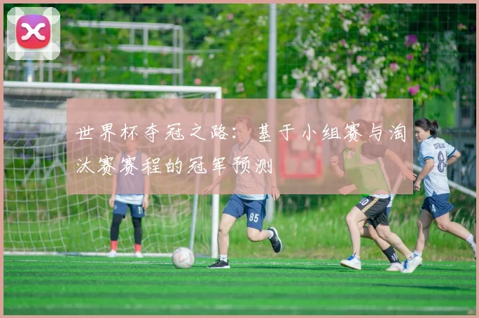 世界杯夺冠之路：基于小组赛与淘汰赛赛程的冠军预测